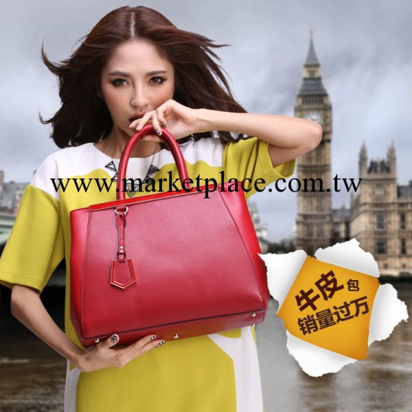 廣州批新款十字紋真皮女包女士真皮包牛皮包手提真皮女包大包0282工廠,批發,進口,代購