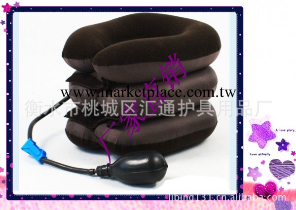 批發頸椎牽引器 正品 B02-2半絨 傢用充氣 三層 頸托治療機工廠,批發,進口,代購