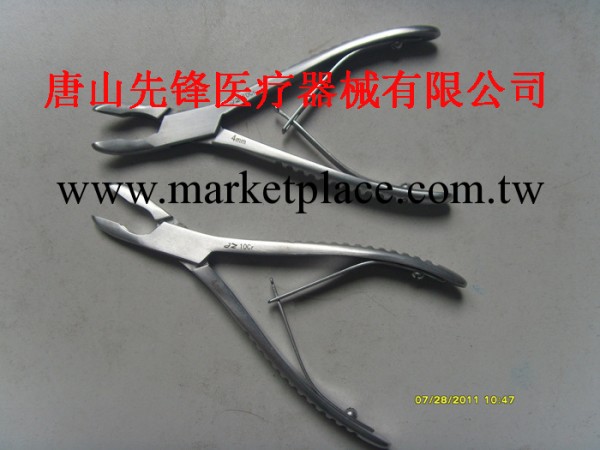 ㊣【上海金鐘】/咬骨鉗 14cm單關節無角柄 骨科手術器械工廠,批發,進口,代購