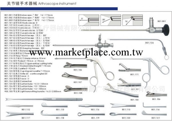 關節鏡成套手術器械工廠,批發,進口,代購