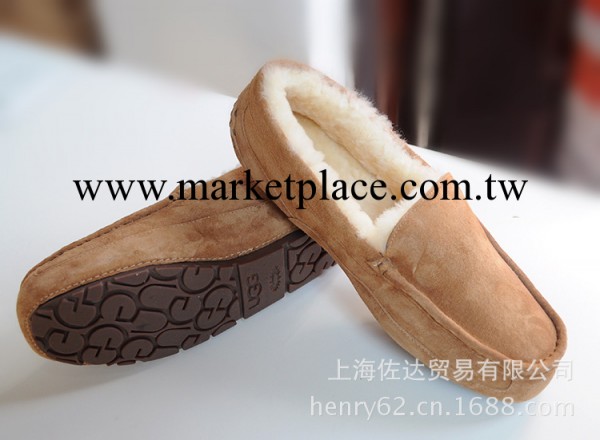 UGG批發 羊皮毛一體男式雪靴 船鞋 包子鞋5102 男士休閒保暖靴工廠,批發,進口,代購