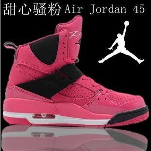 耐克斯正品喬45代女鞋運動鞋Air 45騷粉aj5黑粉籃球鞋aj4女鞋工廠,批發,進口,代購