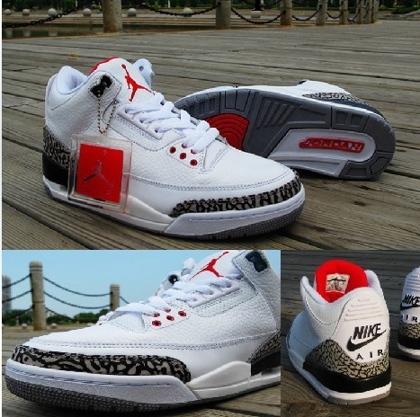 喬丹3代 AIR JORDAN 3 RETRO '88 阿迪logo復刻籃球鞋白爆裂工廠,批發,進口,代購