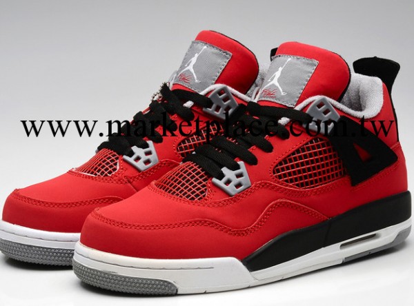 廠傢供應籃球鞋AIR#JORDAN4代精品版AJ4大紅女款一件起批工廠,批發,進口,代購