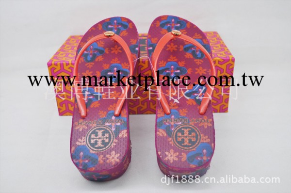 2013開發款 TORY BURCH 女人字拖 沙灘平底女鞋夾腳坡跟 正品工廠,批發,進口,代購