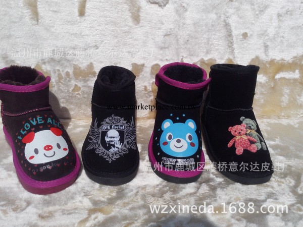 2013年最新印花工藝雪地童靴工廠,批發,進口,代購