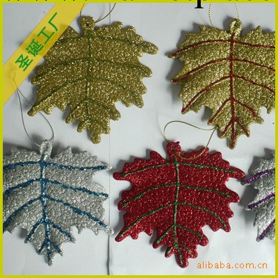 專業生產聖誕禮品,義烏工廠,沃爾瑪供貨商,樹葉聖誕工藝禮品工廠,批發,進口,代購