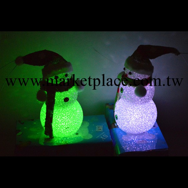 供應EVA雪人，七彩閃光小夜燈，聖誕等節日促銷禮品工廠,批發,進口,代購