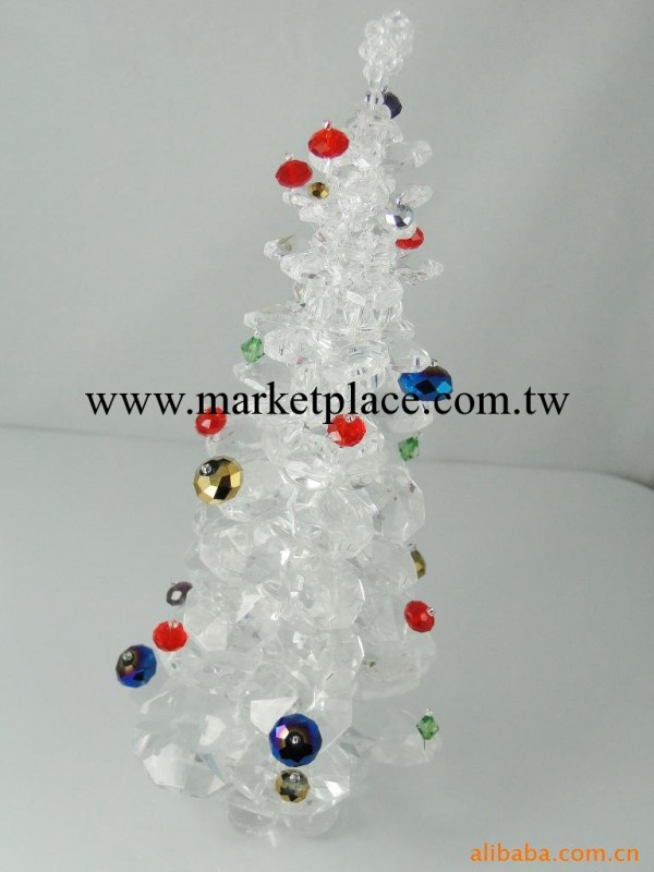 水晶聖誕樹、水晶八角片、八角珠、批發、節慶禮品批發・進口・工廠・代買・代購