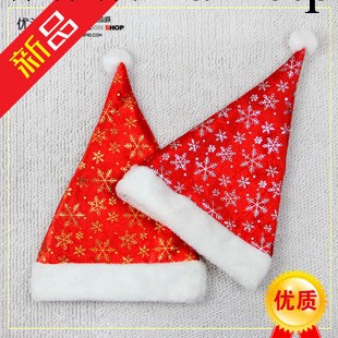 供應聖誕節用品 聖誕禮物禮品 聖誕帽子 聖誕老人 金絲絨聖誕帽 A工廠,批發,進口,代購