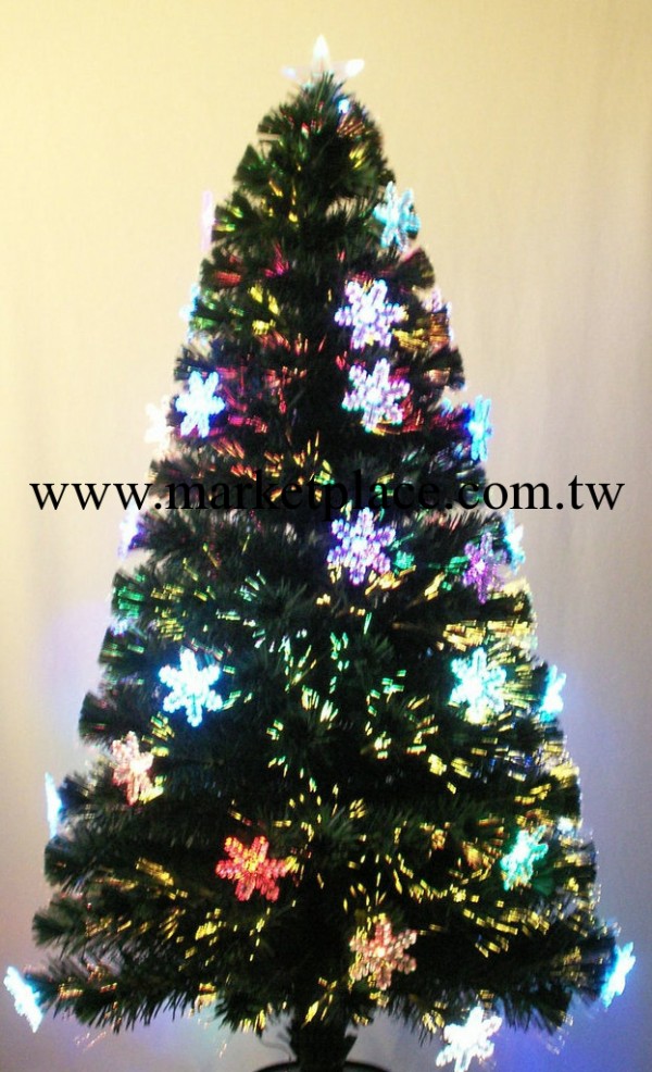 CHRISTMAS TREE LED大雪花亞克力光纖聖誕樹 半燈樹 聖誕裝飾用品工廠,批發,進口,代購