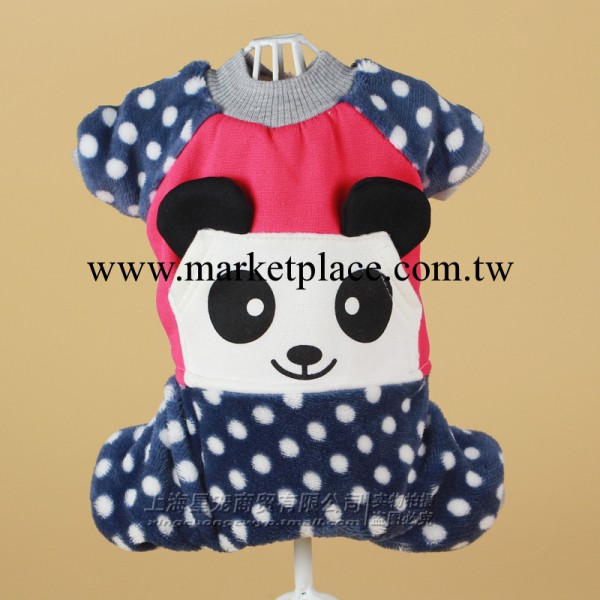 beow 狗服飾 熊貓點點寵物衣服 新款優質珊瑚絨 變身裝用品批發工廠,批發,進口,代購