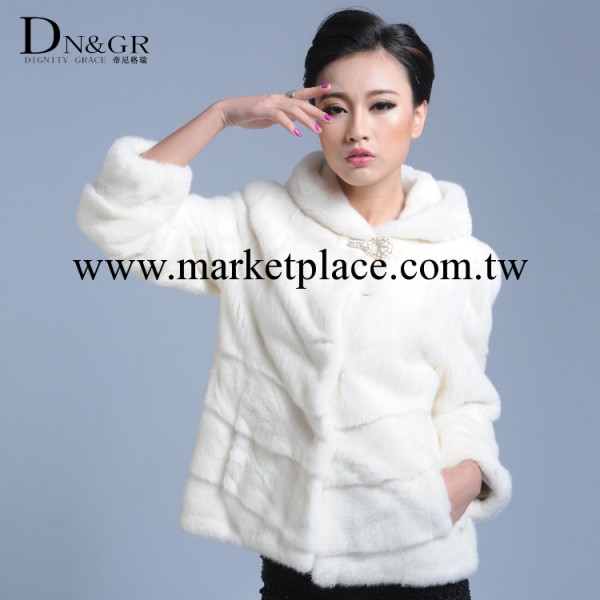 2013時尚奢華女裝水貂皮草冬季外套 品牌皮衣 尼克服 皮草批發工廠,批發,進口,代購