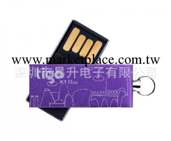 [正品]8G金泰克X1迷你防水旋轉隨身碟 電腦周邊配件批發工廠,批發,進口,代購