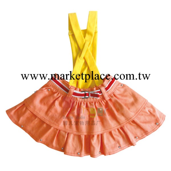 【廠傢直銷】時尚休閒背帶短裙 寵物衣服 義烏廠傢批發 寵物用品工廠,批發,進口,代購
