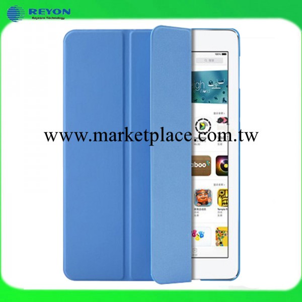 ipad 5 ipad air 帶透明塑膠殼三折電壓皮套工廠,批發,進口,代購
