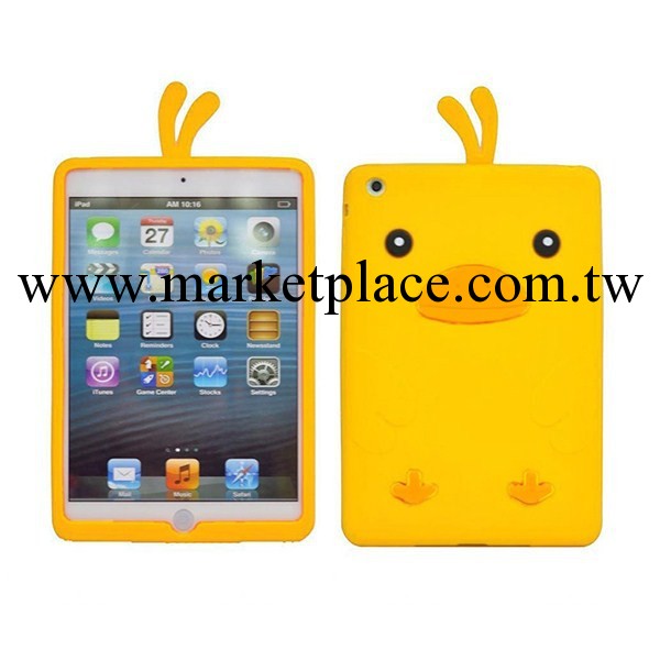 iPad Mini 可愛小雞 矽膠保護殼 蘋果迷你IPAD 2 3 4矽膠套 卡通工廠,批發,進口,代購