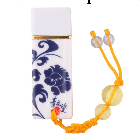 【廠價直銷】青花商務禮品陶瓷隨身碟鐵盒裝工廠,批發,進口,代購