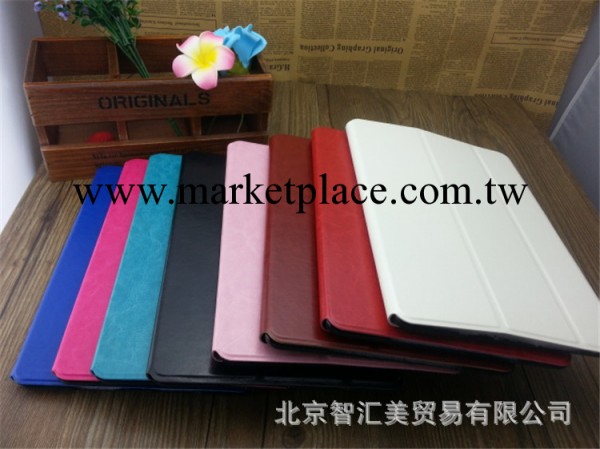 瘋馬紋 蘋果ipad5 Air皮套 三折支架休眠多功能保護殼 ipad5皮套工廠,批發,進口,代購