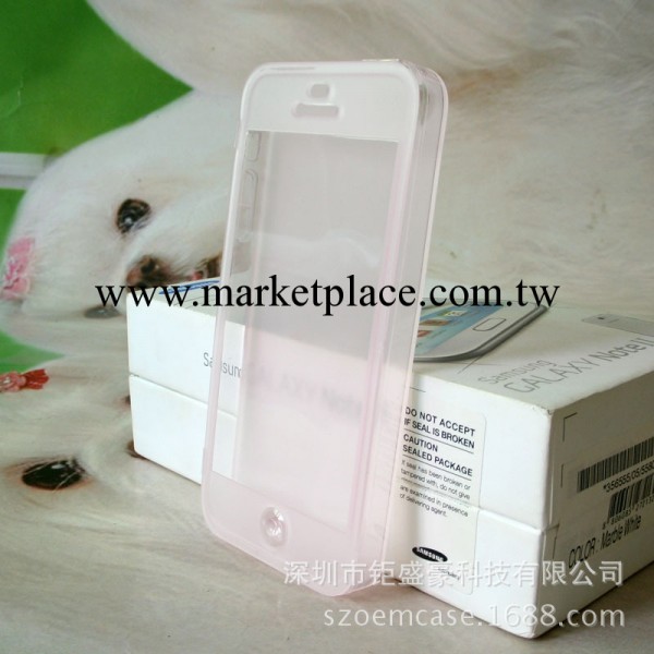 新款蘋果iphone5/5s手機殼 TPU翻蓋全透明觸屏手機外殼防塵保護套工廠,批發,進口,代購