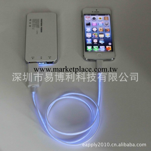 蘋果數據線 發光數據線 蘋果數據線usd 蘋果4/4S充電線工廠,批發,進口,代購