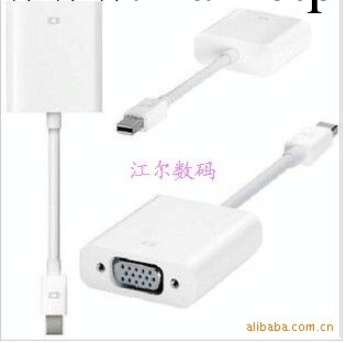 蘋果筆記本 Mini DisplayPort to VGA 視頻轉接線 DP VGA 雷電口工廠,批發,進口,代購