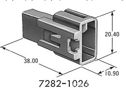 現貨供應失崎汽車連接器7282-1026工廠,批發,進口,代購