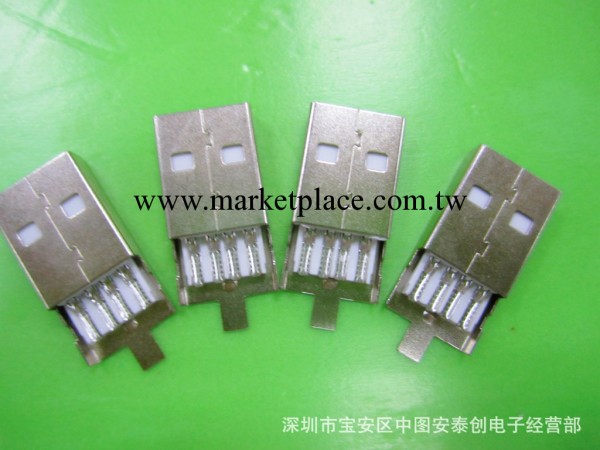 USB連接器 A公中長體一件式/兩件式工廠,批發,進口,代購