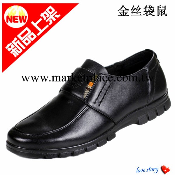新款金絲袋鼠真皮男士休閒鞋LJ33109男式皮鞋單鞋男鞋廠價批發工廠,批發,進口,代購
