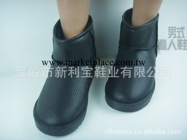 2013男雪靴批發　皮質雪地鞋男　低筒情侶防水雪地棉秋季工廠,批發,進口,代購