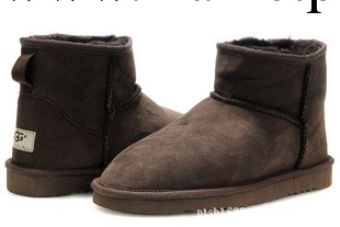 UGG男鞋 5854 UGG雪靴 保暖 短筒 牛皮毛一體 短靴 UGG批發工廠,批發,進口,代購