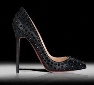 2013最新歐美女鞋子 鉚釘高跟淺口11CM跟高尖頭細跟單鞋 621-3工廠,批發,進口,代購