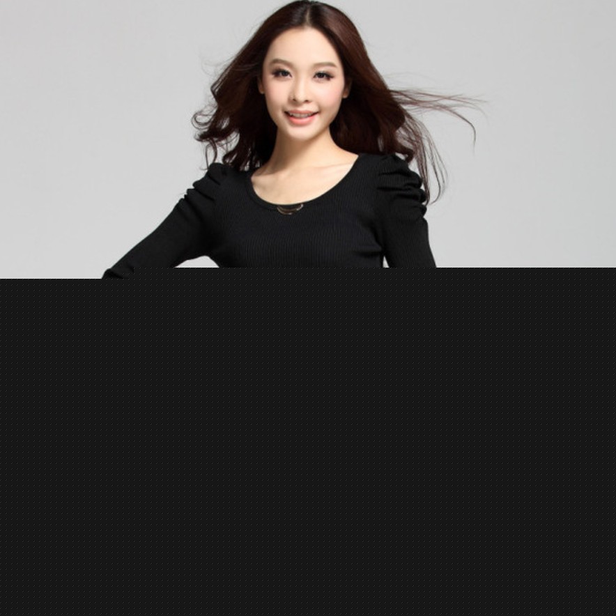 2013女裝包臀長袖連衣裙 韓版修身針織毛衣裙秋冬打底新款連衣裙工廠,批發,進口,代購
