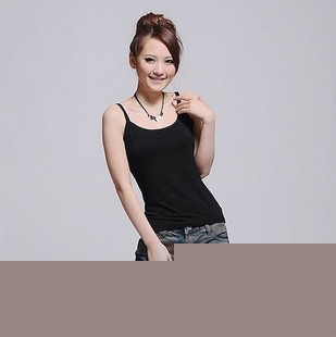 2013韓版夏裝女裝純棉內搭修身百搭打底小吊帶衫小背心低價批發工廠,批發,進口,代購