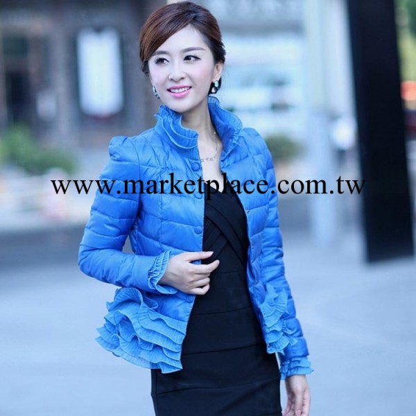2013秋裝新品女裝薄款羽絨衣批發歐美短款修身長袖女式羽絨衣特價工廠,批發,進口,代購
