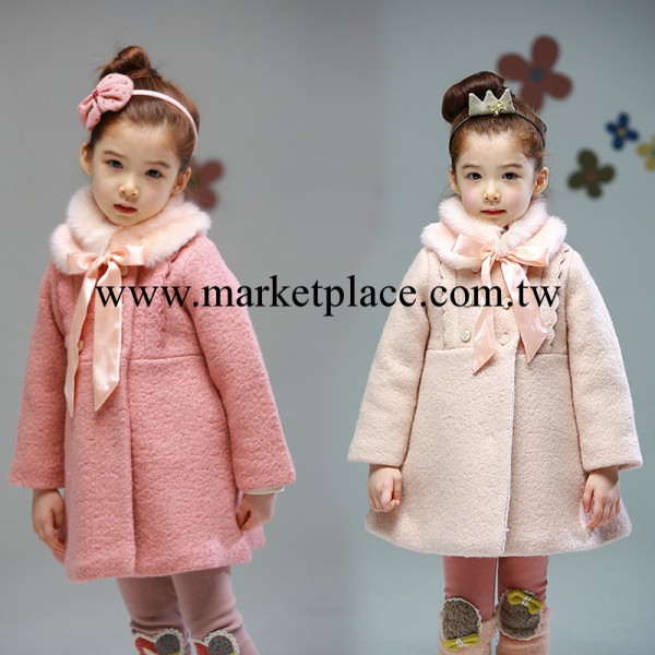 2013年冬季新品 品牌童裝 韓版女童呢子外套 外貿原單童外套批發工廠,批發,進口,代購
