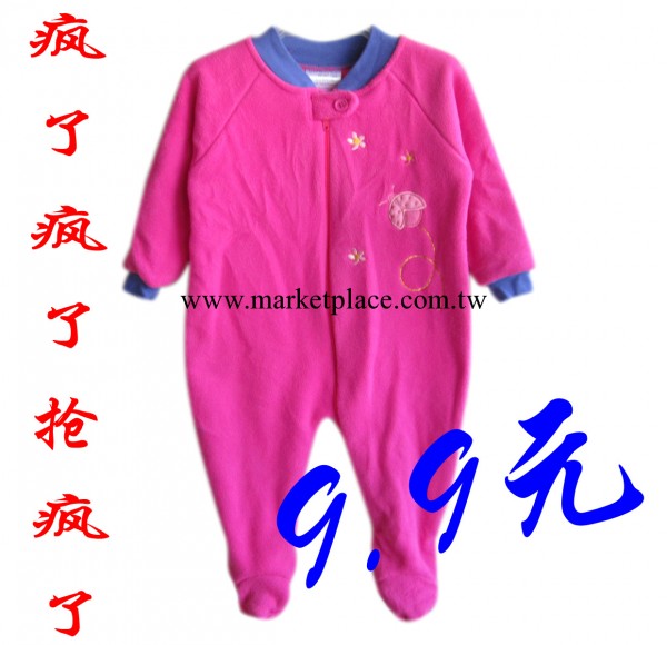 外貿童裝 嬰幼兒用品 秋冬季加厚連身衣 爬衣 搖粒絨爬服工廠,批發,進口,代購