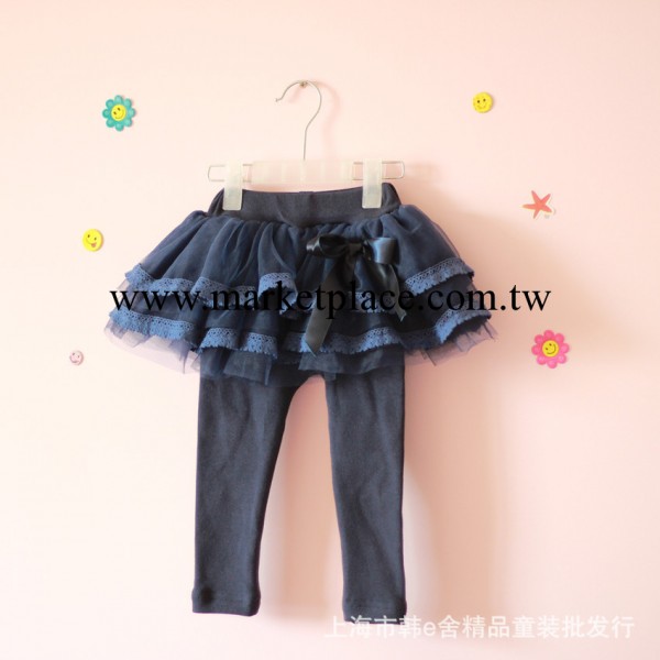 2013最新秋款 韓版女童打底裙褲，藏青色，非常洋氣 蓬蓬裙工廠,批發,進口,代購