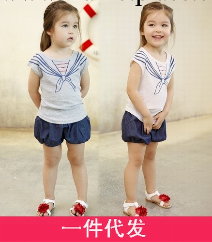 一件代發 童裝夏裝 女童兒童卡通公主韓版純棉短袖T恤批發・進口・工廠・代買・代購