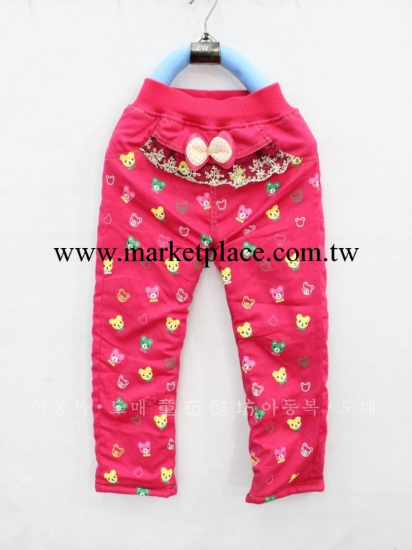 2013冬裝加厚帆佈褲兒童休閒褲女中小童褲批發（4-7歲）工廠,批發,進口,代購