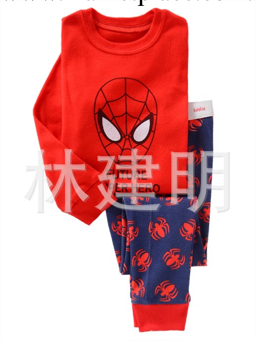 廠傢現貨批發GAP傢居服/童套裝蜘蛛俠卡通外貿兒童套裝 7320工廠,批發,進口,代購