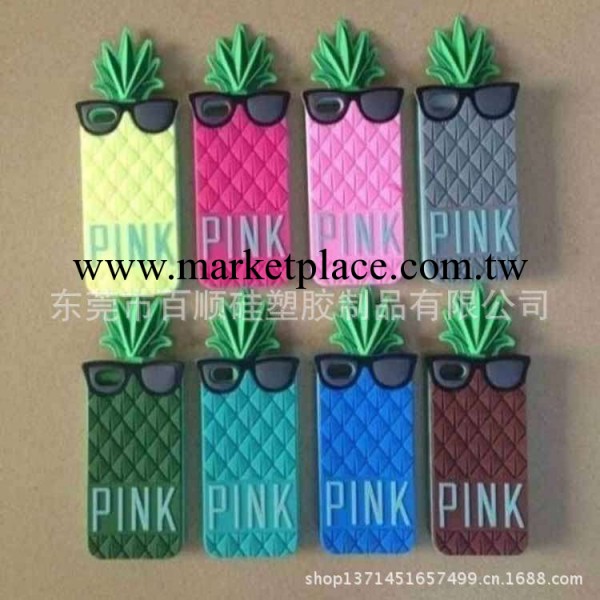 維多利亞的秘密菠蘿iphone5矽膠手機套 創意蘋果5矽膠手機保護殼工廠,批發,進口,代購