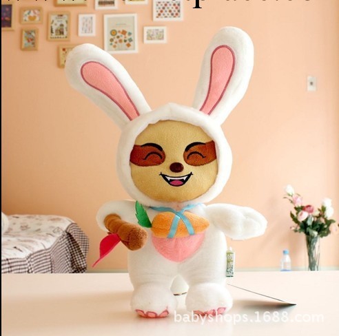 正版lol英雄聯盟提莫兔公仔毛絨玩具兔寶寶玩偶娃娃創意禮物工廠,批發,進口,代購