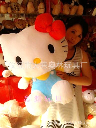 批發hello kitty蝴蝶結KT貓公仔凱蒂貓大號毛絨玩具禮物婚慶娃娃工廠,批發,進口,代購