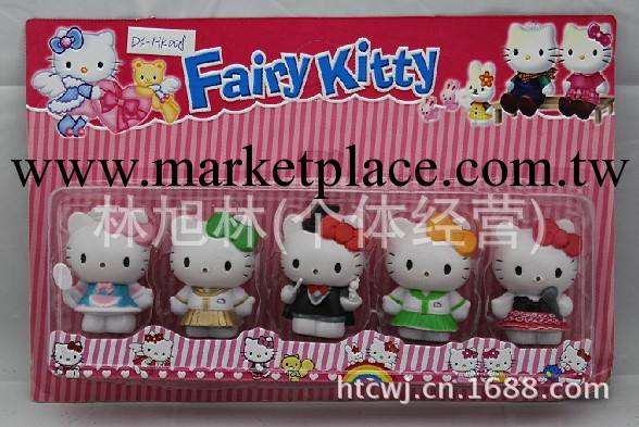 批發小女孩玩具 Hello Kitty公仔 帶燈凱蒂貓5款貓套裝(D8)工廠,批發,進口,代購