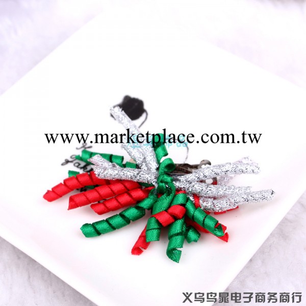 廠傢直銷 聖誕新款 寵物用品批發 狗狗頭花 鋼夾 彩蔥聖誕發卡工廠,批發,進口,代購
