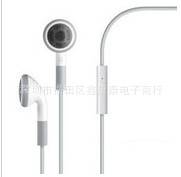 iphone耳機 蘋果耳機 iphone3Gs耳機 ipod耳機 帶麥克風送話工廠,批發,進口,代購