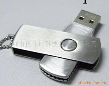 供全金屬旋轉隨身碟8GB,可以激光LOGO，一百個起 040710-21工廠,批發,進口,代購