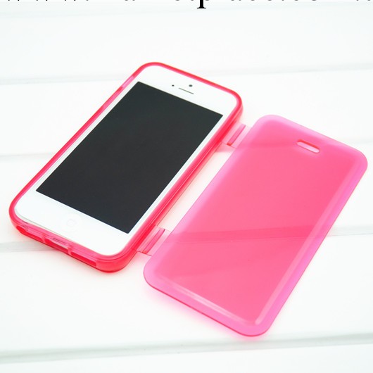 iphone5手機殼 蘋果5手機殼 翻蓋tpu iphone4/4s清水套 蘋果皮套工廠,批發,進口,代購