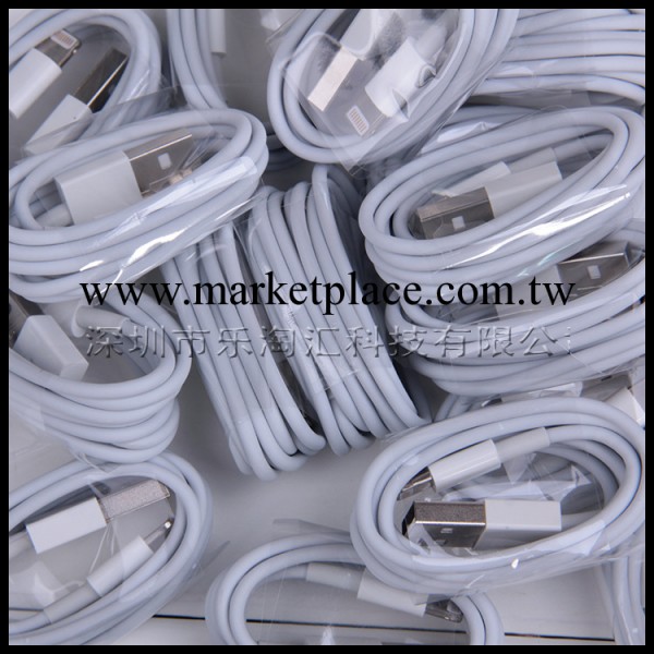 蘋果iPhone5  Lightning 原裝款USB充電數據線 mini 充電配件線材工廠,批發,進口,代購